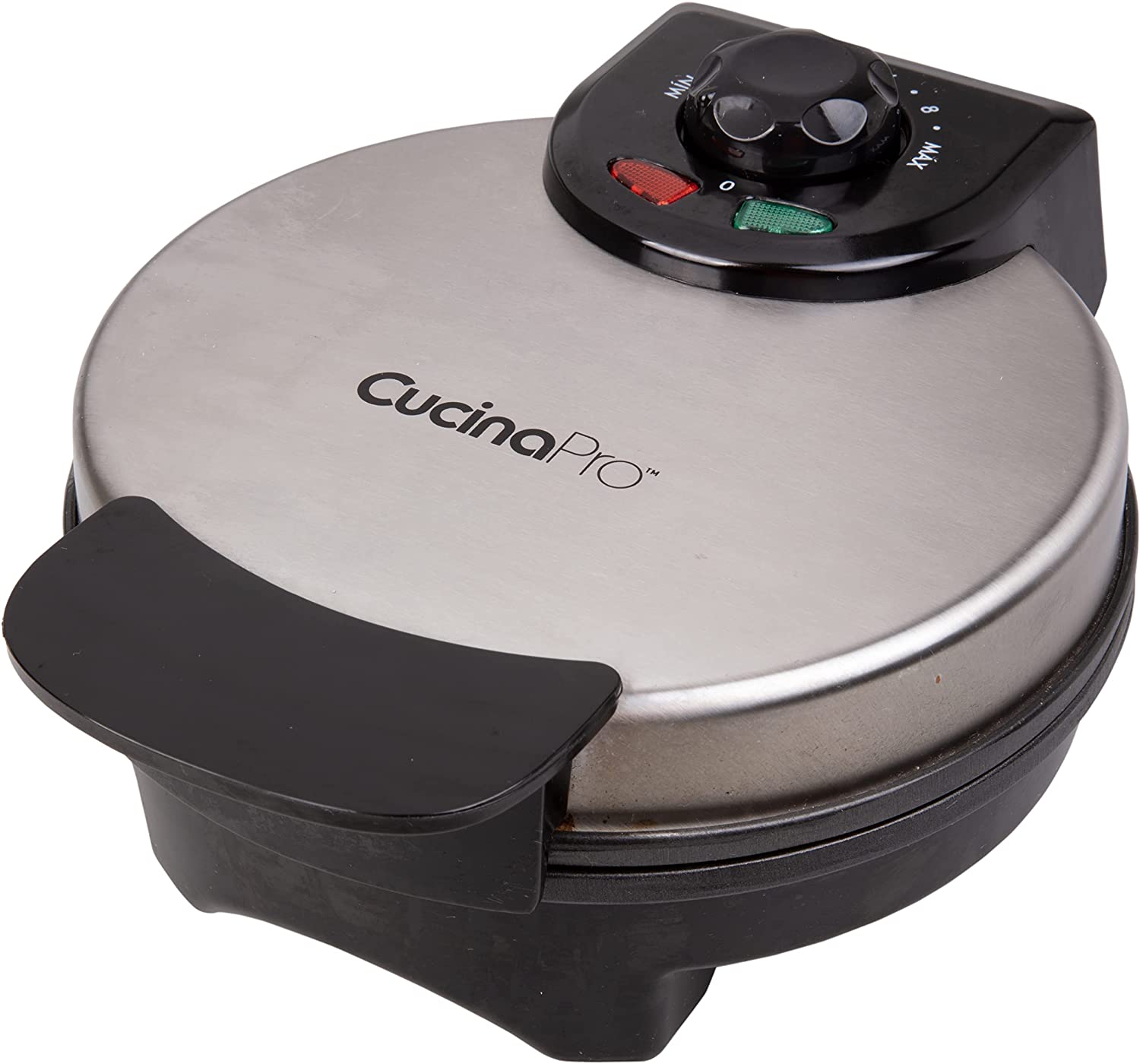 Classic Round Waffle Maker by Cucina Pro