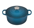 Deep Teal 4.5 quart Round Dutch Oven Signature