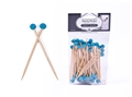 Party Picks with Turquoise Ball