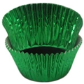 Baking Paper Liners - Muffin Cup Size - Green Foil