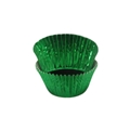Baking Paper Liners - Mini Muffin Size - Green Foil