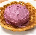 Blackberry Gelato in Pizzelle Cones