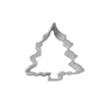 Christmas Tree Cookie Cutter with Snow - Mini