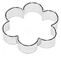 Scallop Cookie Cutter - 4 inches