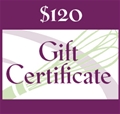 $120 Gift Certificate