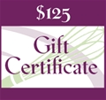 $125 Gift Certificate