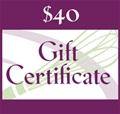 $40 Gift Certificate