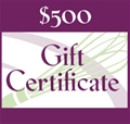 $500 Gift Certificate