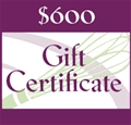 $600 Gift Certificate