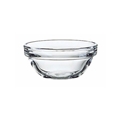 Glass Bowl 3-inch Diameter with Stackable Rim