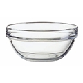 Glass Bowl 4.75-inch Diameter with Stackable Rim