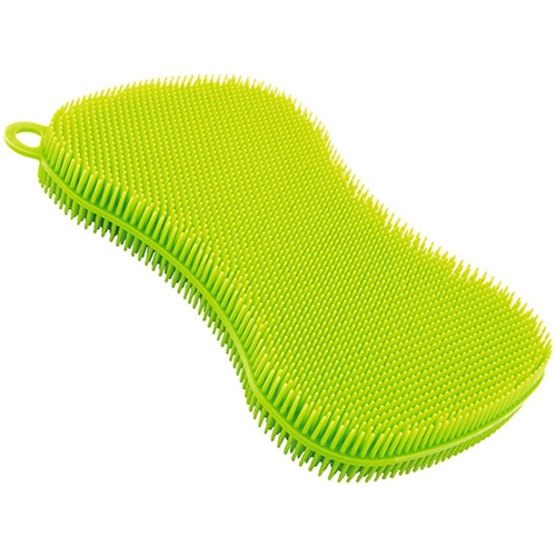 Stay Clean Silicone Scrubber - Green