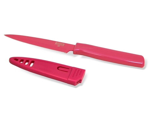 Khun Rikon Paring Knife Fuchsia Pink