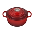 Cerise Red 2 quart Round Dutch Oven Signature 