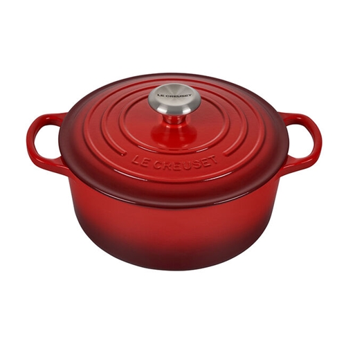 Cerise Red quart Round Dutch Oven