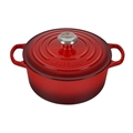 Cerise Red 4.5 quart Round Dutch Oven Signature