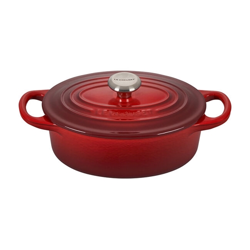 Le Creuset Signature Enameled Cast Iron Oval Dutch Oven, 6.75