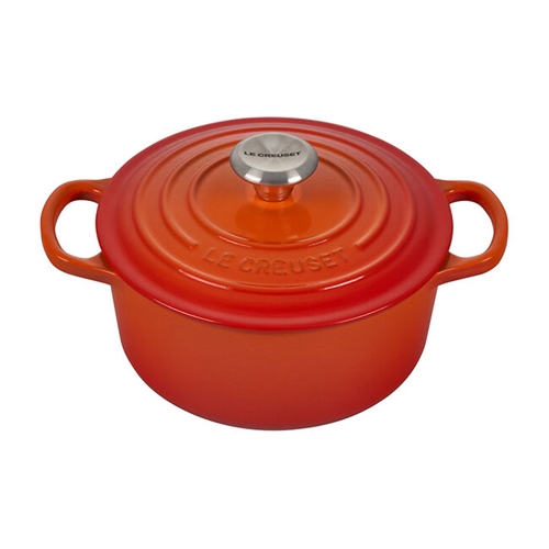 Le Creuset 9-Quart Signature Cast Iron Round Dutch Oven - Flame