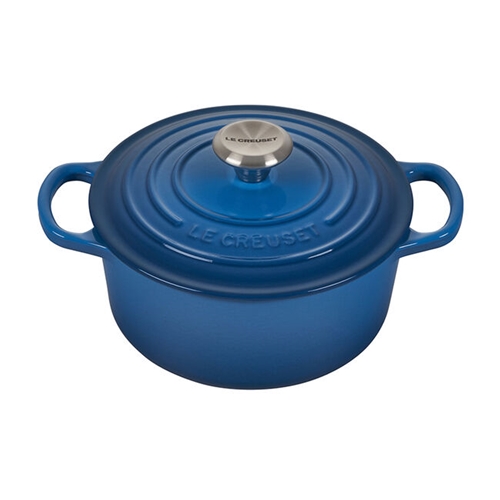 Marseille Blue 9 quart Round Dutch Oven Signature