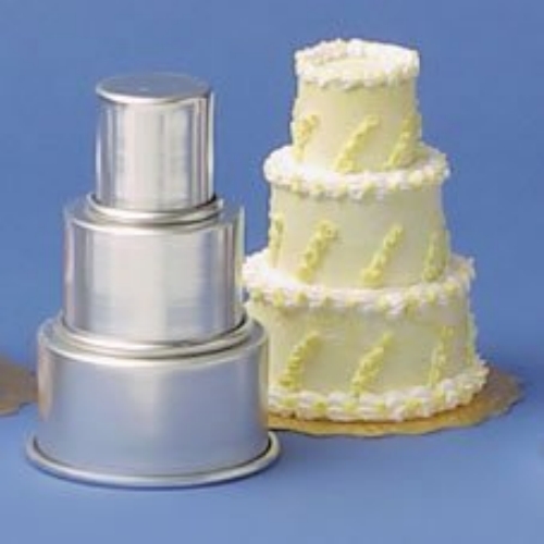 Round Cake Pan - 3 Piece Tier Set