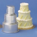 Round Cake Pan - 3 Piece Tier Set 