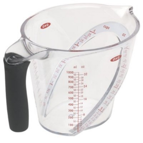 4 Cup Red Handle Angled Measuring Cup by SoftWorks at Fleet Farm