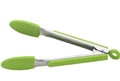 7" Locking Tongs Silicone - Green by Messermeister