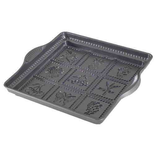 Nordic Ware English Shortbread Pan, 9x9 Inches, Non-stick Cast Aluminum