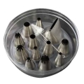 Pastry Tube Set of 12 Large Tips 
