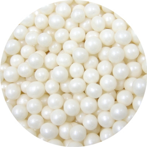 Edible Pearls - White 6 mm