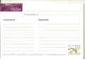 4x6 Recipe Cards - Kitchen Conservatory