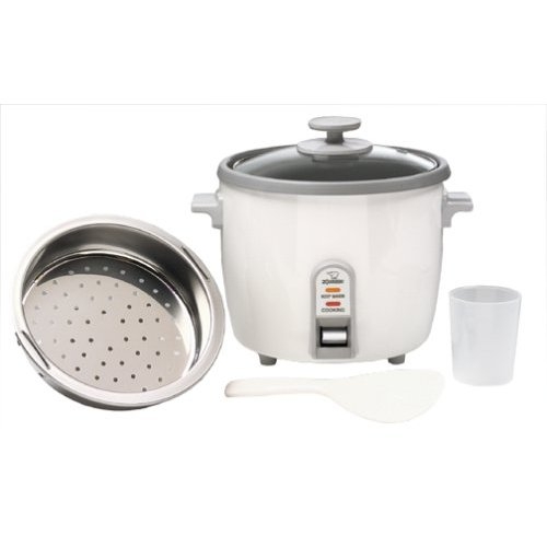 Zojirushi 6-Cup Rice Cooker & Steamer - White