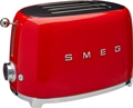 SMEG 1950s Retro Style Aesthetic 2 Slice Toaster - Red