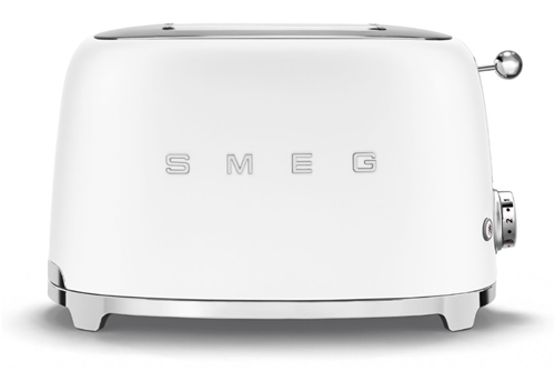 SMEG 1950s Retro Style Aesthetic 2 Slice Toaster - White