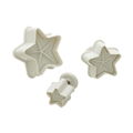 Sugar Paste Cutters - Stars, set of 3