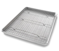 Half Sheet Pan Set with Rack by USA Pan