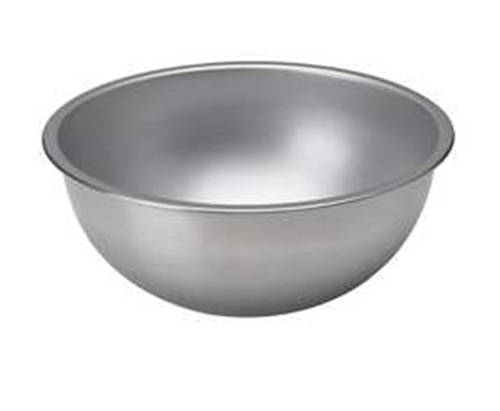 New X Large 8 Qt mixing bowl stainless steel w Black text Oh My Gourd”
