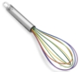 Silicone Rainbow Whisk 10"