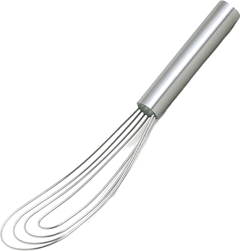 Fox Run 10 Stainless Steel Flat Roux Whip / Whisk