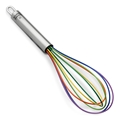 Silicone Rainbow Whisk 8"