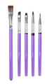 Brush Decorating Set - Set of 5 Brushes