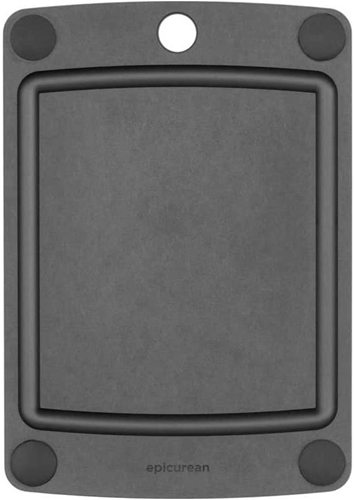 Epicurean All-in-One Slate Gray Cutting Board with Juice Groove 10 x 7