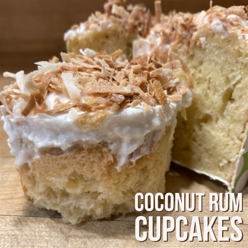 Coconut Rum Cupcakes