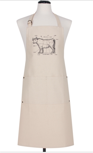 Apron - Labeled Cow