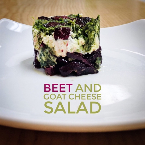 Roasted Beet-Goat Cheese Salad