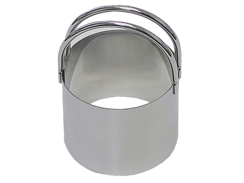 Stainless Straight-Edge Biscuit Cutter 2 inches