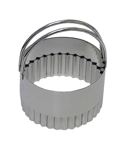 Stainless Fluted Biscuit Cutter 2.75 inches
