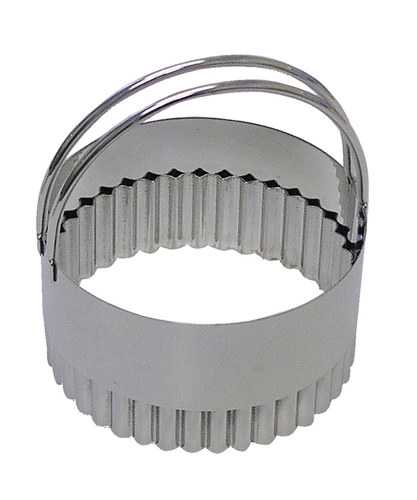 Stainless Fluted Biscuit Cutter 3.25 inches