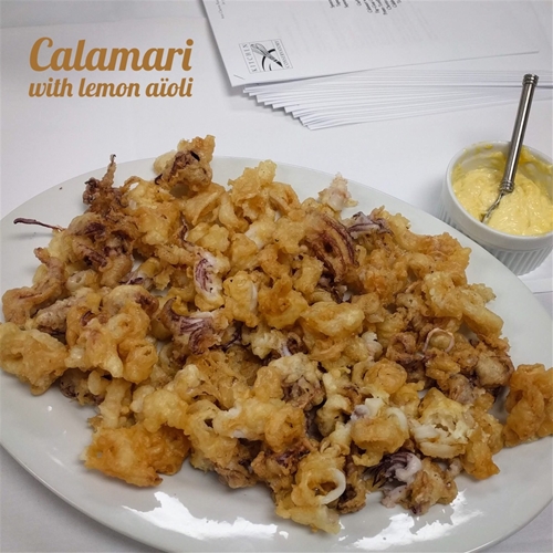 Calamari with Lemon A&#239;oli