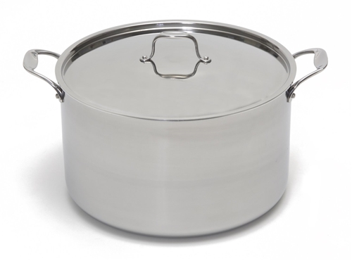 12 quart Tri-Ply Stock Pot with Stainless Steel Lid